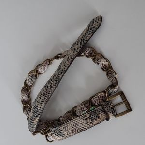 Vintage Faux snake belt